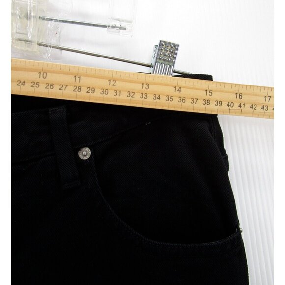 VINTAGE Express Jeans 12 Bleus Bootcut Denim Pants Beaded Hem  90s - Picture 5 of 11